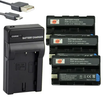 

DSTE 3PCS NP-FS10 FS11 FS12 Li-ion Battery + UDC05 USB Port Charger for Sony DSC-P30 DSC-P50 DSC-F505 DSC-F55 DCR-TRV1VE DCR-PC5