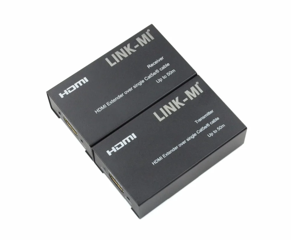 LINK-MI EX11 3D видео HDMI усилитель сигнала, передатчик, приёмник, продлить сигнал HDMI 1080 p до 50 м по Cat5e/6 кабель