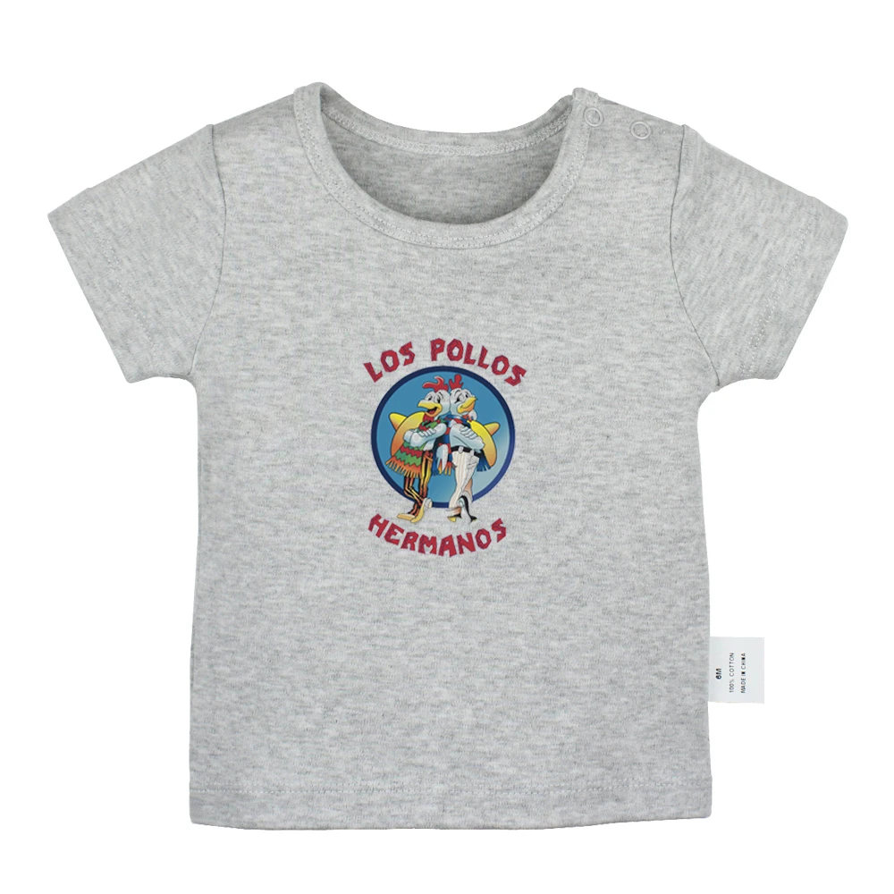 Ломающиеся Bad Chicken Brothers Danger Toxic KEEP CALM футболки для новорожденных футболки с короткими рукавами для малышей - Цвет: YbBabyYG003D