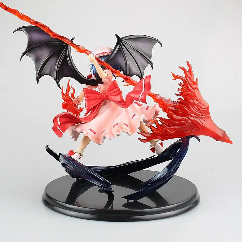 1/7 Масштаб Аниме Фигурка Touhou Project Little Devil Remilia Scarlet Gungnir Ver 25 см Модель ПВХ Коллекционная пикантная кукла-девушка