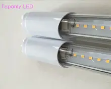 2ft 600mm T8 led tube light compatible with electronic ballast 9w AC100 277v 1320lm clear frosted