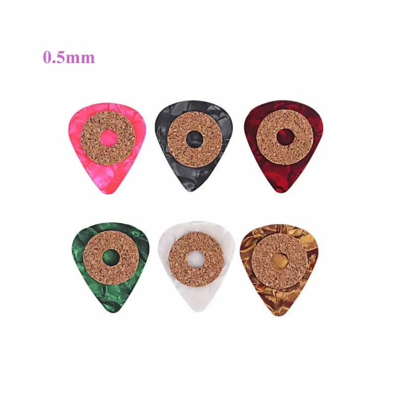 

6pcs Random Color Guitar Pick Plectrum with Washer For Guitar Banjo Mandolin Feb14