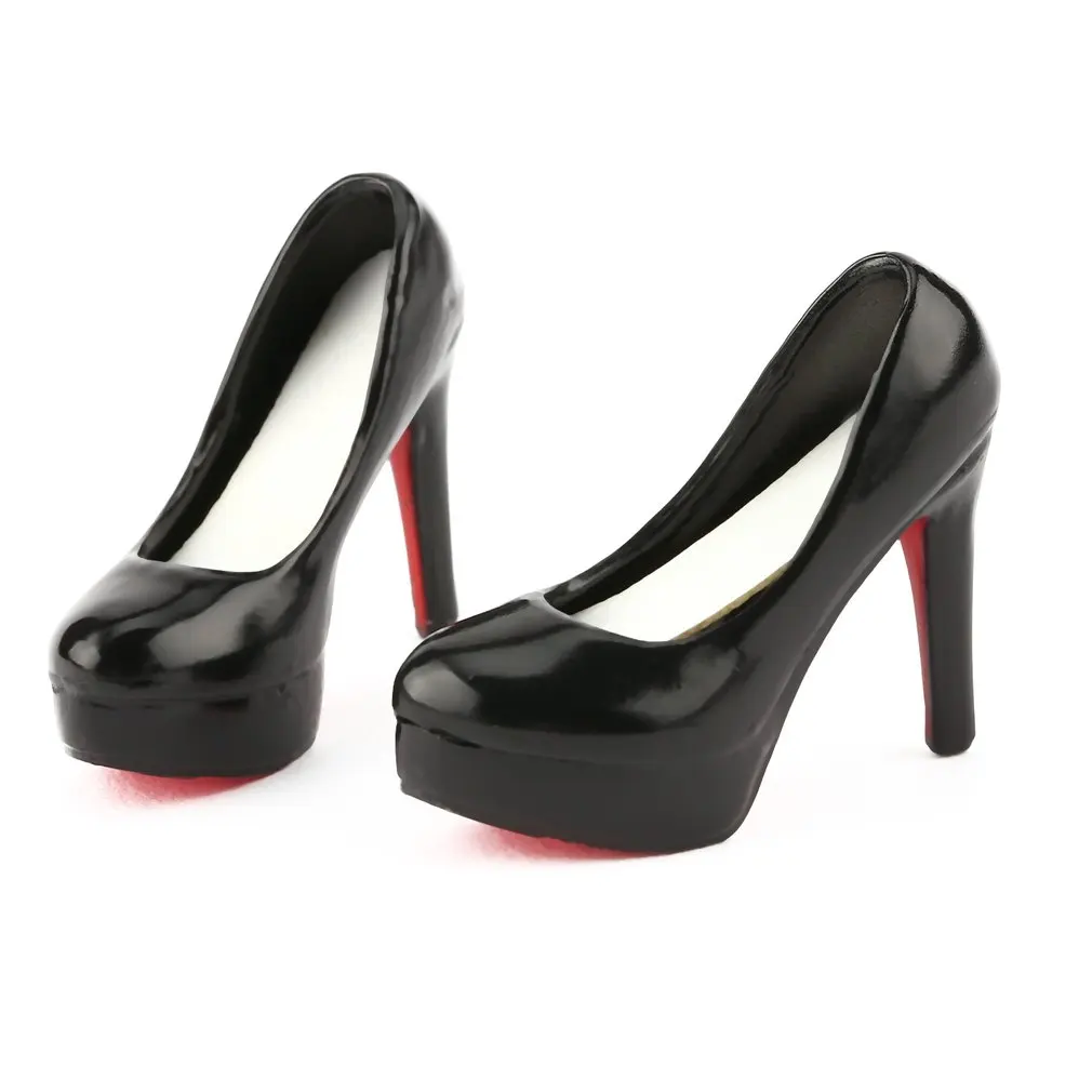 

HOT! OCDAY 1/6 Scale Female High Heel Shoes Platform Court Shoes for 12 INCH Doll Gift for Girls Action Figure Toy Body Accs