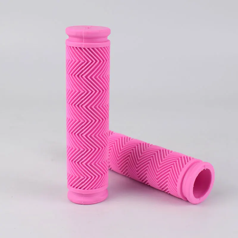 MTB резиновые велосипедные ручки, велосипедные ручки, велосипедные ручки BMX для горной дороги, велосипедные мягкие ручки, противоскользящие противоударные стабильные дешевые детали - Цвет: pink