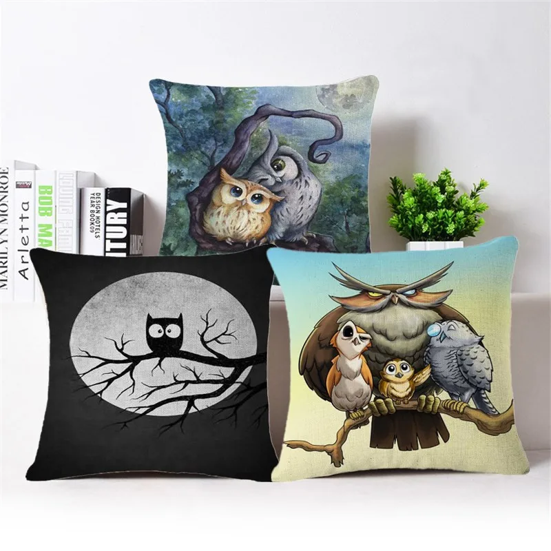 بيع الأوروبية الرجعية بسيطة الكرتون البومة هدية الزفاف بالجملة غطاء الوسادة سيارة المنزل كنبة مكتب حزب كسوة وسائد للزينة بيع الأوروبية الرجعية بسيطة الكرتون البومة هدية الزفاف بالجملة غطاء الوسادة سيارة المنزل كنبة مكتب حزب كسوة وسائد للزينة