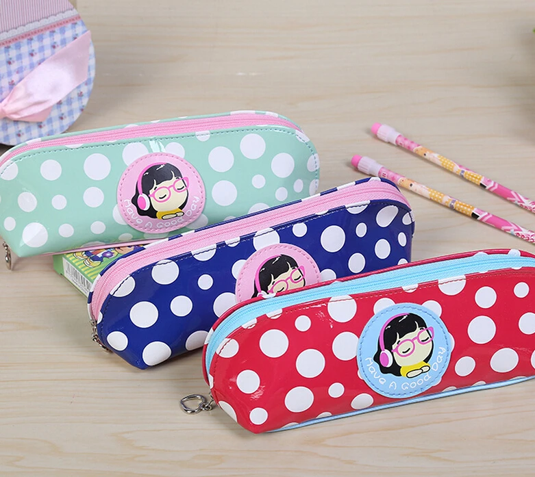 Hot Sale School Office Supplies Cute Candy Color Pencil Case Beautician