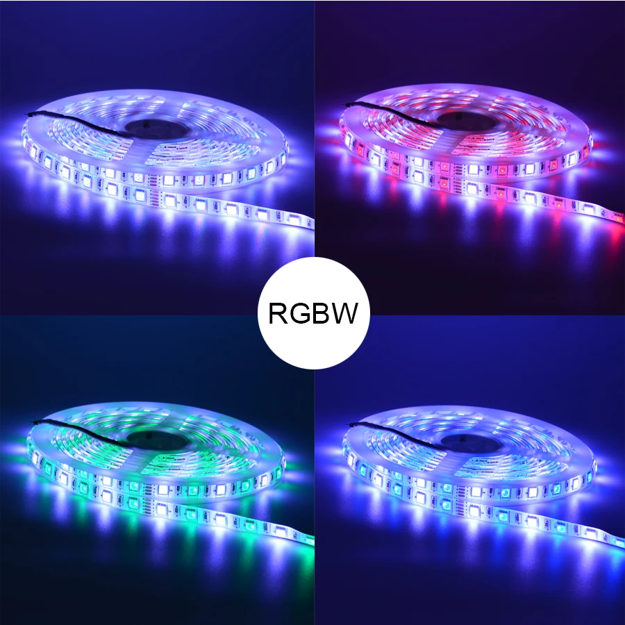 DC12V 5050 RGBW/RGBWW светодиодный светильник водонепроницаемый гибкий ленточный SMD + RF