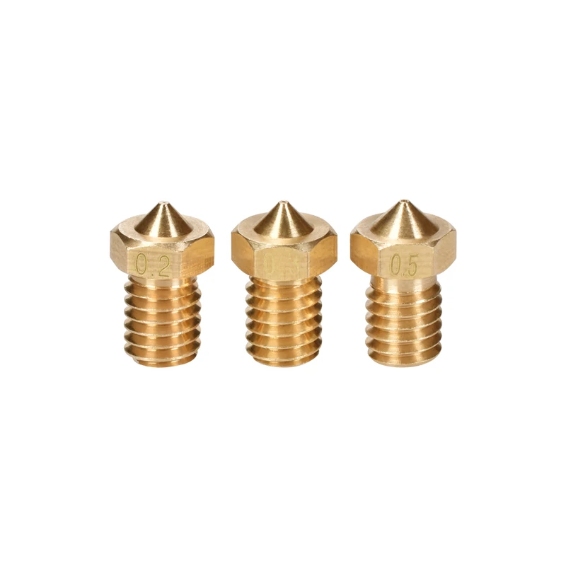 3D Brass Nozzle 0 2 0 25 0 3 0 4 0 5 0 6 0