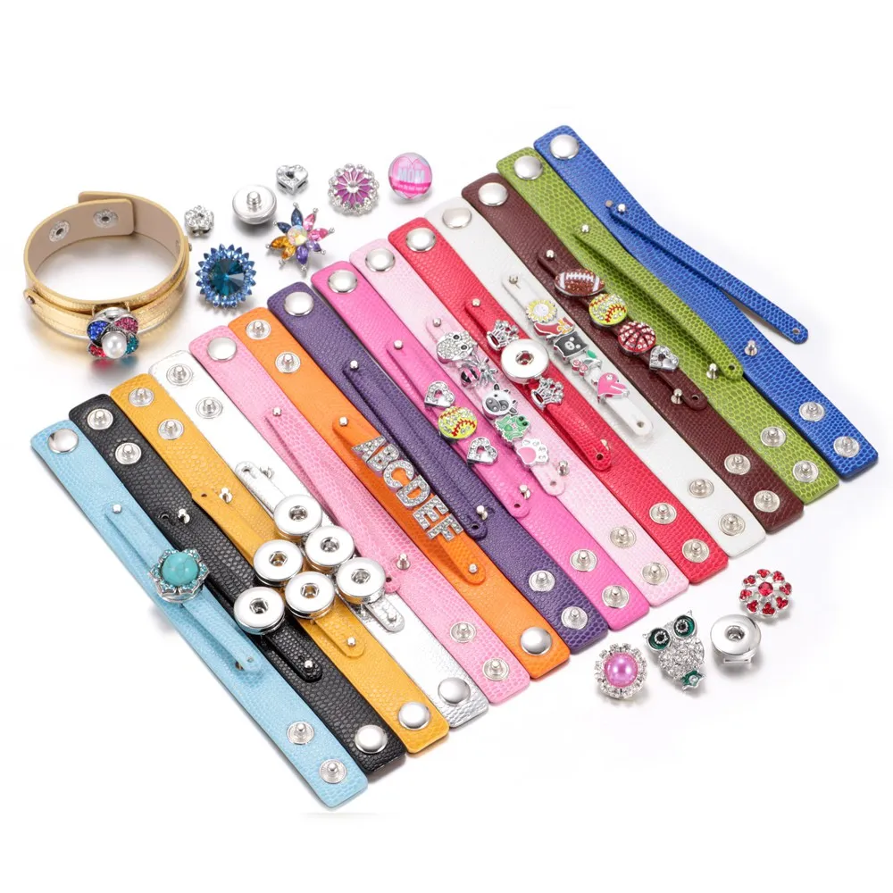 Buy Hot wholesale Snap Button Bracelet&Bangles 10