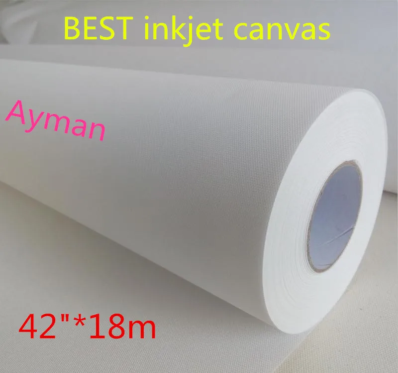 42"*18m 4 Rolls Price, Waterproof Inkjet Polyester Canvas Rolls, Dye