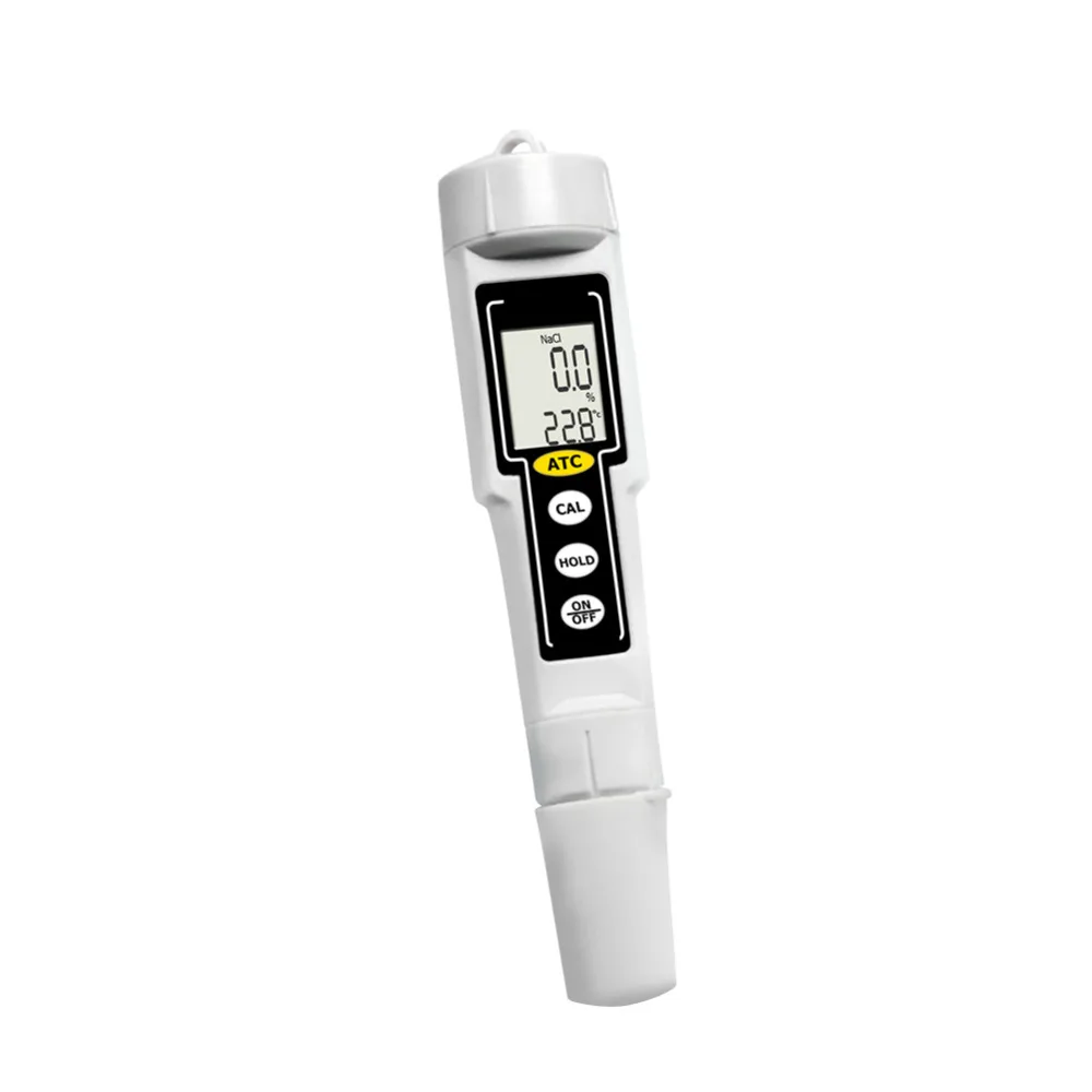 

Waterproof Portable LCD Digital Salinity Tester Salinometer Moisture Meters