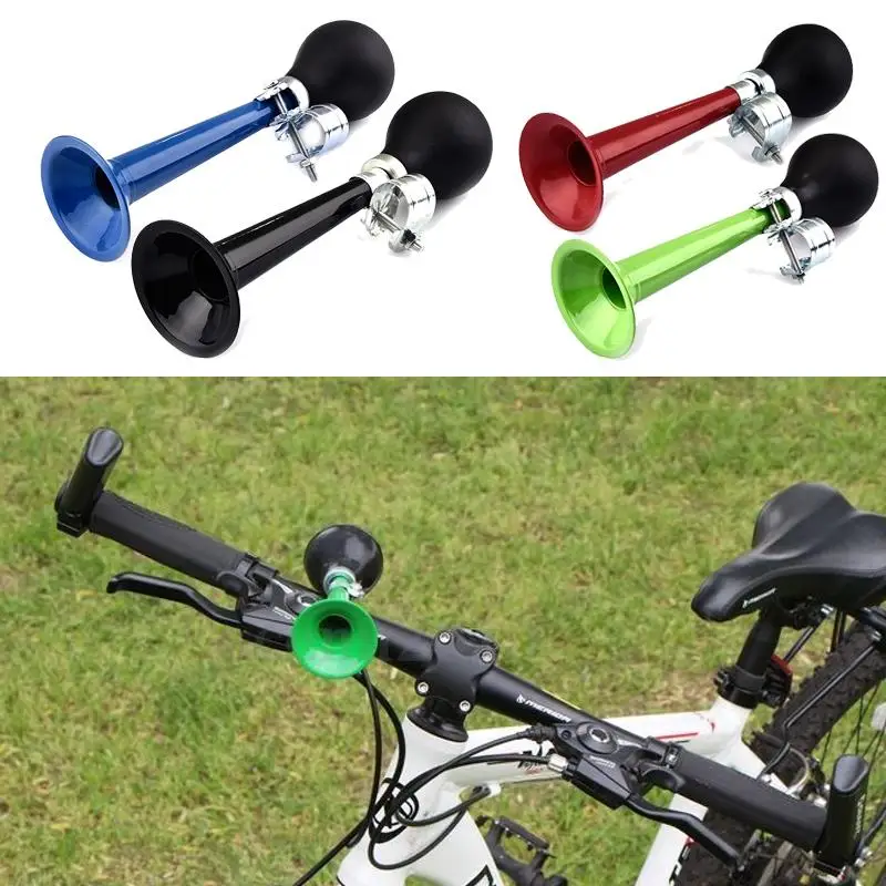 Bicycle Bike Cycling Metal Air Horn Hooter Squeeze 1x Bell Speaker W2G3 J3E3 