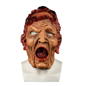 

Rotten Face Mask Halloween Cosplay Scary Old Woman Witch Halloween Party Funny Masquerade Mask Props