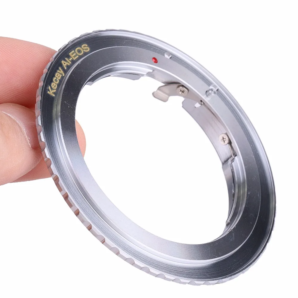 Lens Adapter Ring for Nikon F (Non-AI Ai AIS) to Canon EOS EF AI-EOS 550d 60d 5d3 700d 7d 50d 5d2 6d brass silver 4 | Электроника