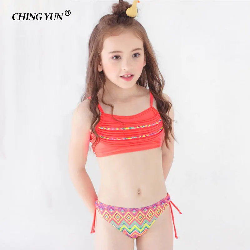 Ethnic Style Split Bikini Swimsuit
