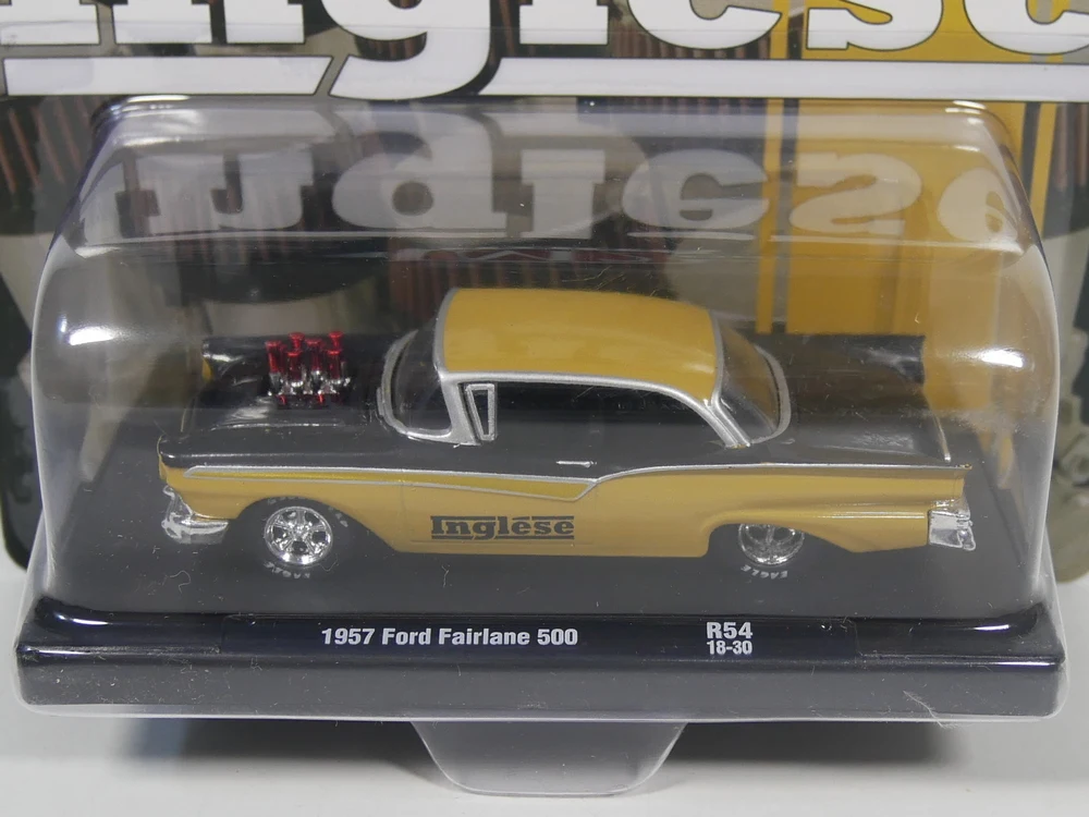 

M2 1:64 1957 Ford Fairlane 500 boutique alloy car toys for children kids toys Model Original box freeshipping