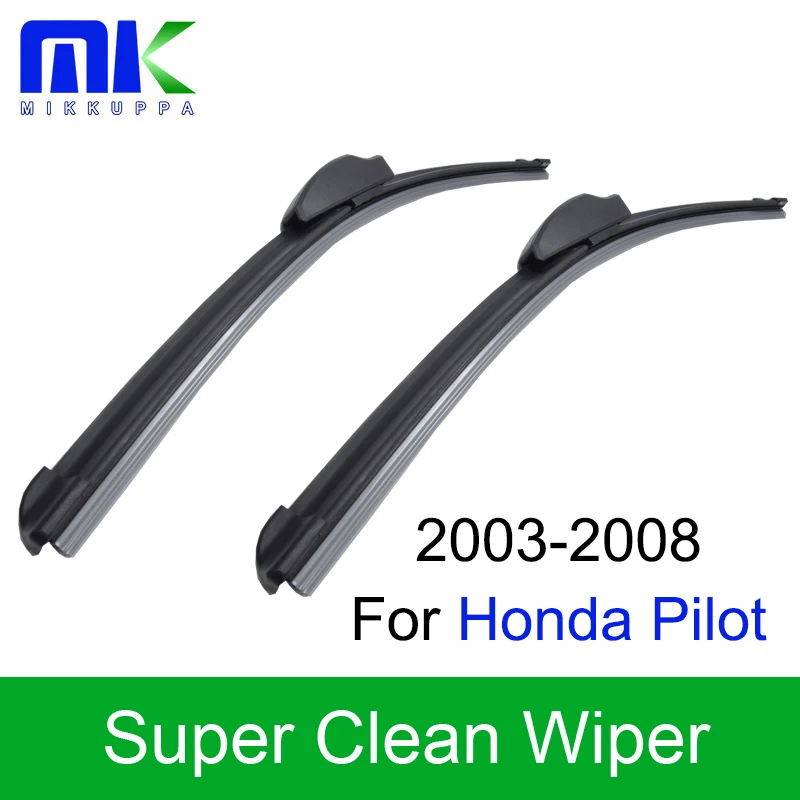 Mikkuppa стеклоочистителей для Honda Pilot 2003 2004 2005 2006 2007 2008 2"+ 21" лобового стекла стеклоочиститель авто аксессуары