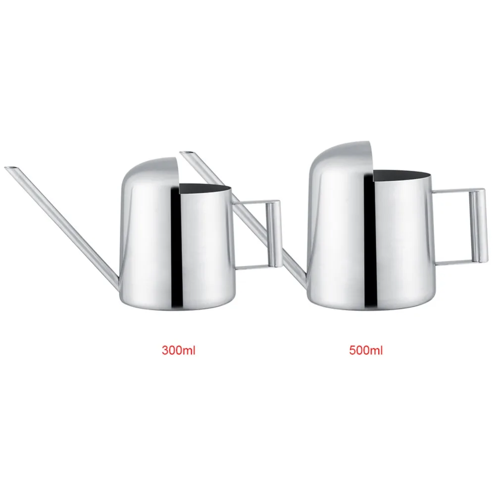 

Stainless Steel Watering Can Watering Pot Tools 300/500mL Garden Plant Flower Long Mouth Sprinkling Pot
