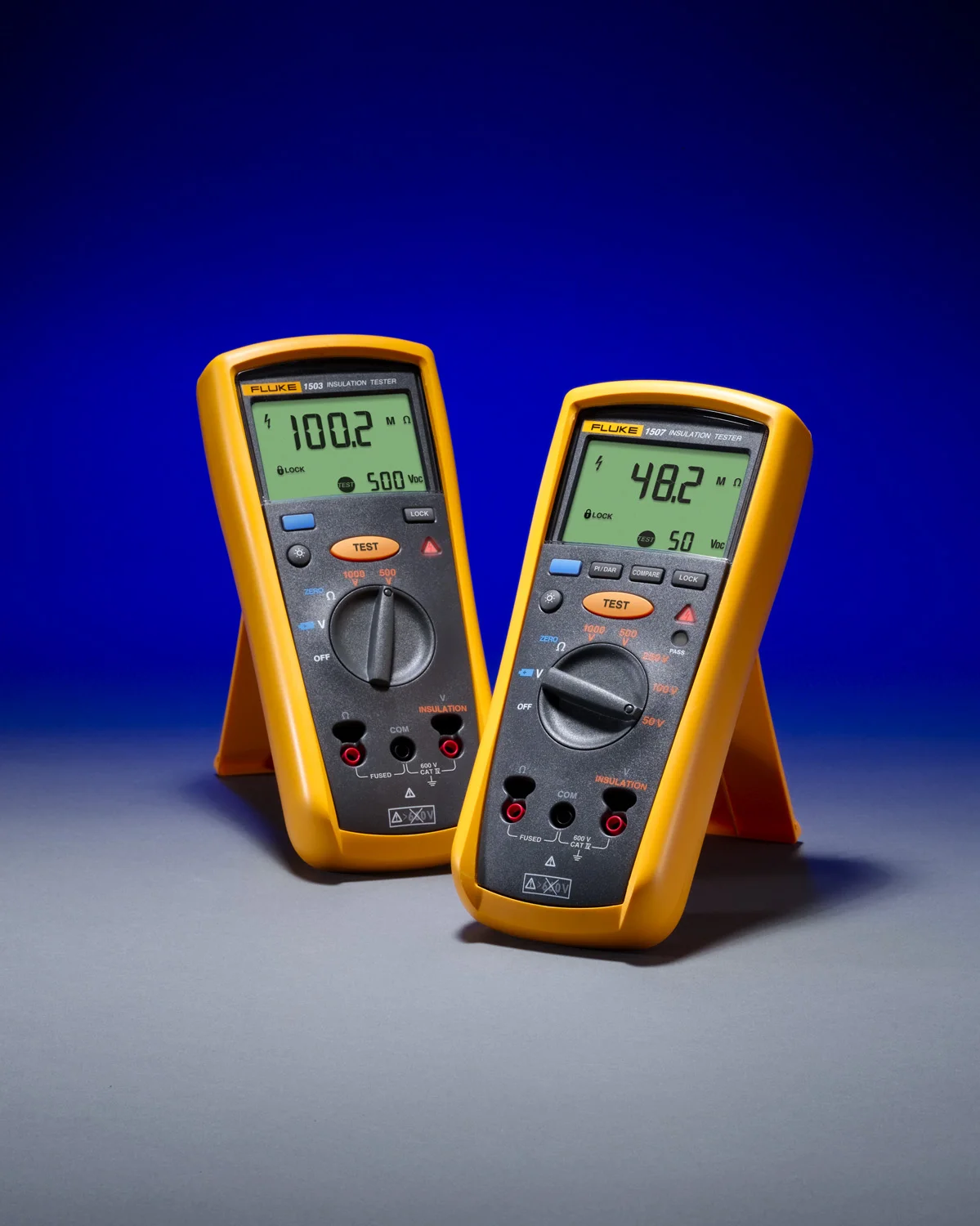 Fluke 1503 цифровой тестер сопротивления изоляции F1503 мегомметровый метр F-1503