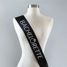 Девичник Свадебные невесты Пояса пользовательские цвета и надписи персонализированные партия Sash