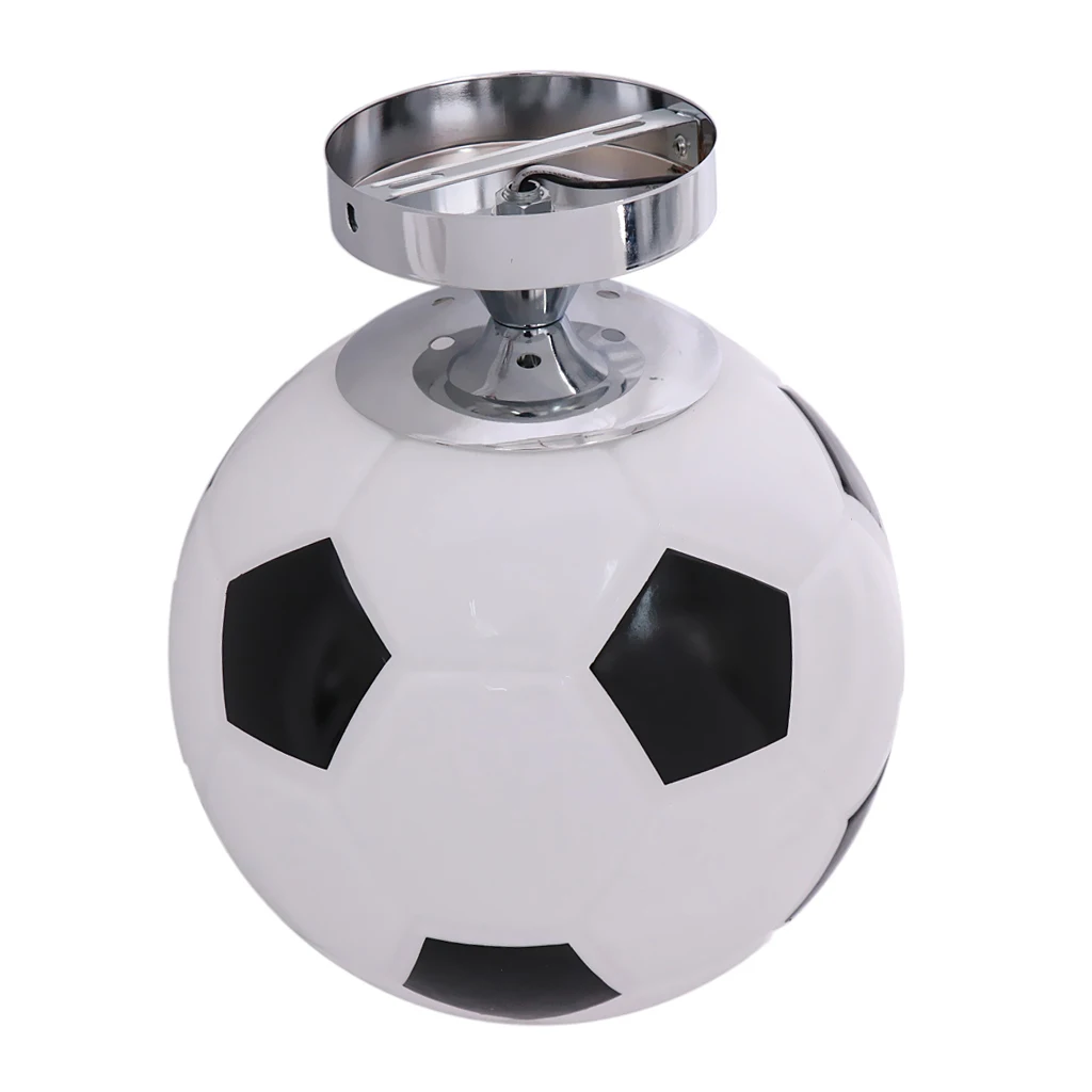 Glass Footaball Soccer Ceiling Lamp Flush Mount Pendant Light Shade Chandelier Fitting LED Bulb/Energy Saving Lamp/Incandescent