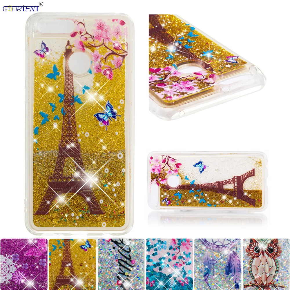 

For Huawei Honor 7X Glitter Case Mate SE Fitted Cover Honor7X BND-L24 BND-L21 BND-L34 Cute Bling Liquid Quicksand Bumper Cases