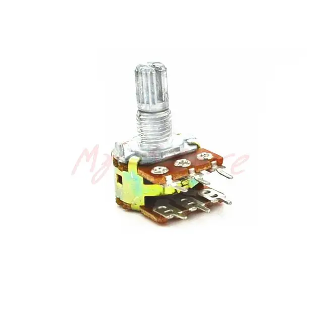 6Pin WH148 B50K Ohm Linear Dual Taper Rotary Potentiometer 5Pcs 50Kin