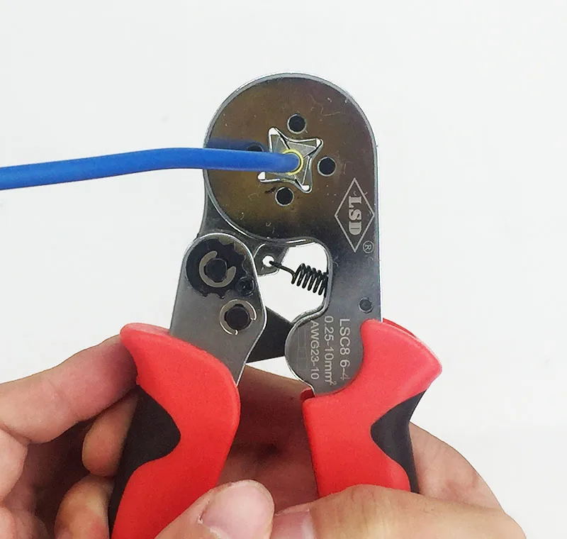 bootlace ferrule crimper for 0.2510mm2 wire end sleeves/ferrules LSC864 selfadjustable cord