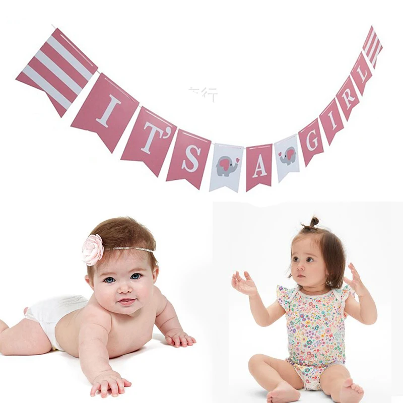Ipopu elephant 3m Baby Shower Boy Girl It's a Gender Reveal Children Birthday party|Украшения своими руками для