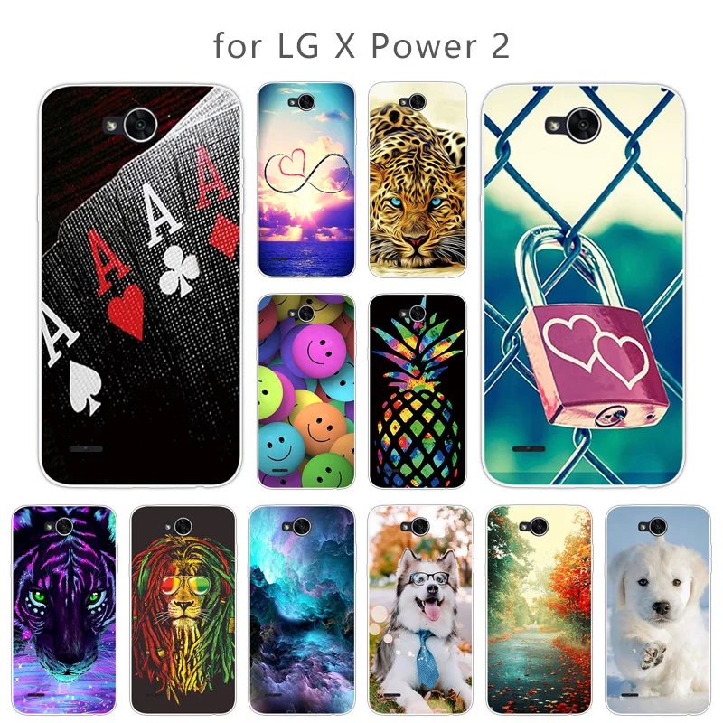 Для LG X power 2 / K10 Power 5 &quotмягкий силиконовый прозрачный ТПУ для Skuli чехлы телефонов