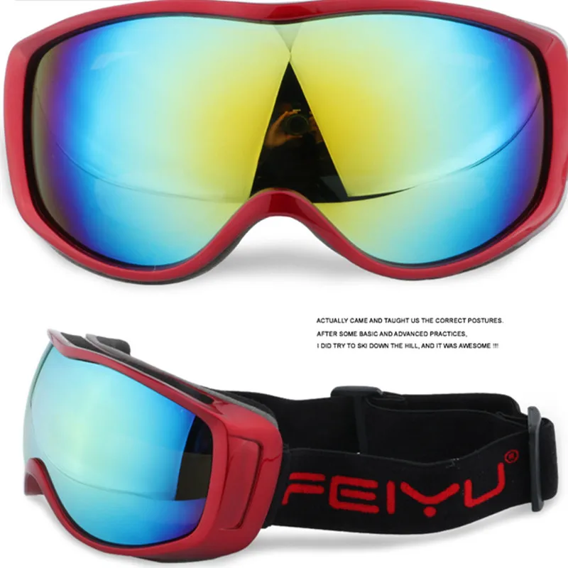 Открытый профессиональный снег лыжные очки для мужчин и женщин UV400 противотуманные очки сноуборд Защита скейт лыжные очки дети Gafas