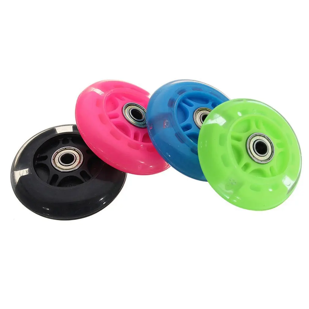 80Mm Led Flash Wheel Mini Or Maxi Micro Scooter Flashing Lights Back Rear Abec-7