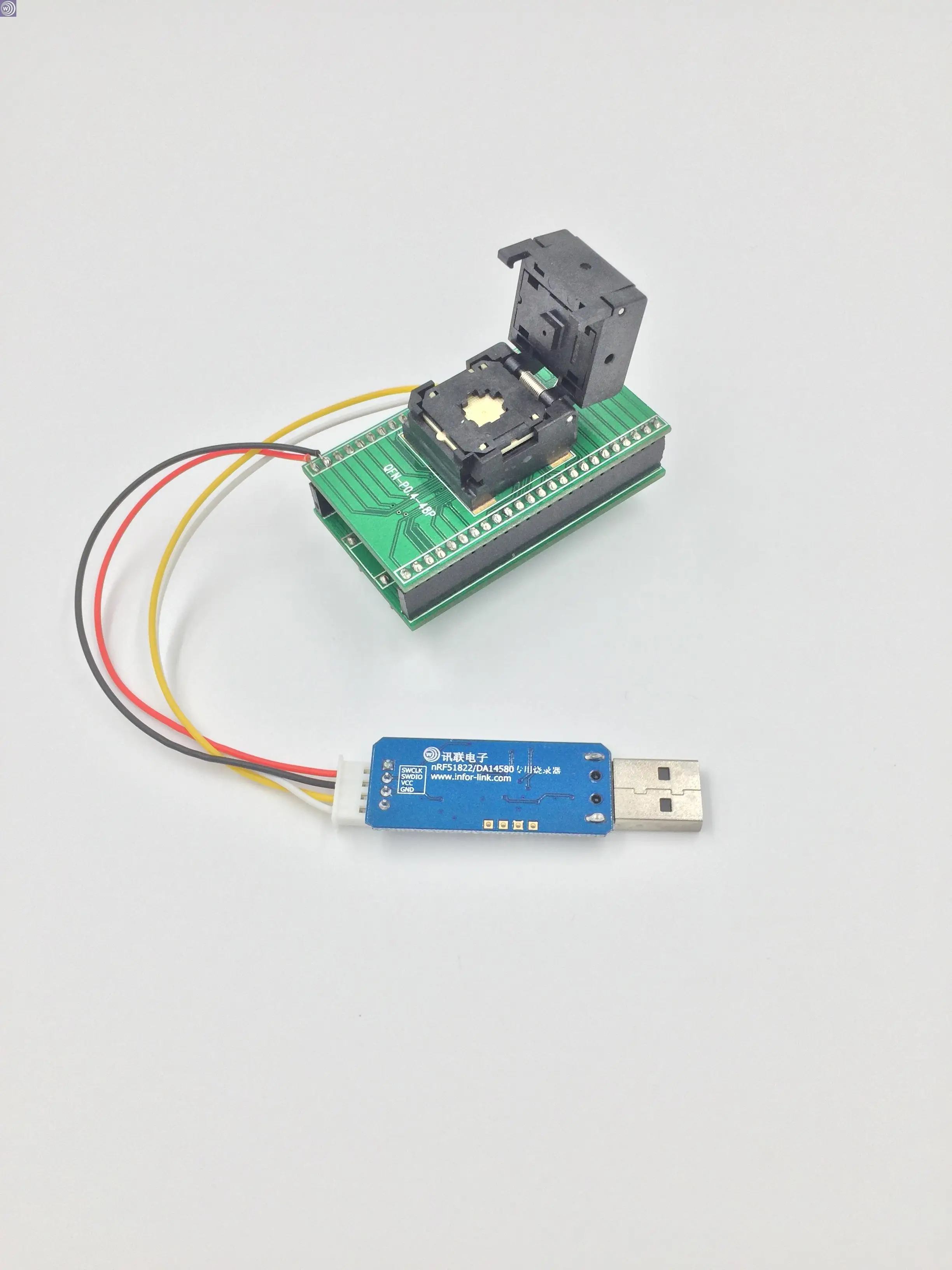 NRF51822 422 NRF52832 позолоченный тестовый блок старение разъем для программирования
