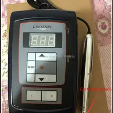 Лидер продаж оборудование для перманентного макияжа со швейцарским пистолет для татуажа источника питания 10 шт. иглы для губ бровей DHL