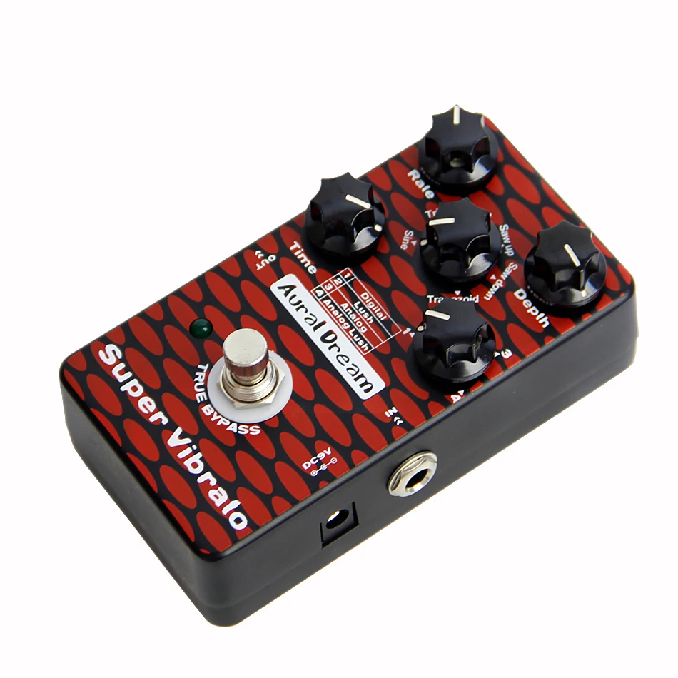 Звуковая мечта Super Vibrato цифровая педаль с 24 произвольной вибрацией|effects pedal|aural