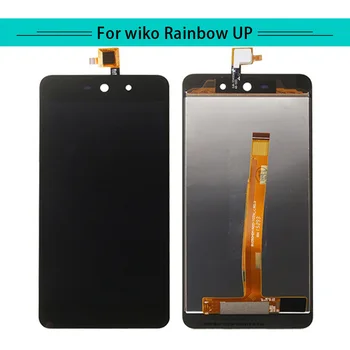 

1pcs/lot For Wiko Rainbow UP Full LCD Display Assembly Complete with Touch Screen Glass Digitizer Free Shipping