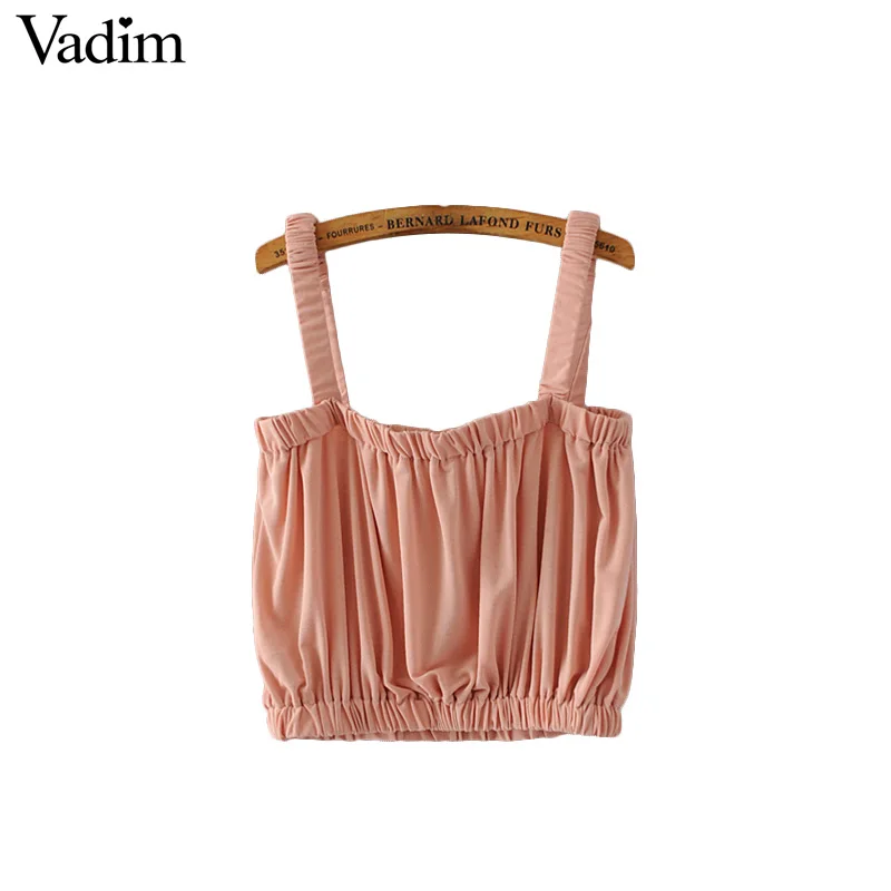 Blusas cortas con elastico Clearance