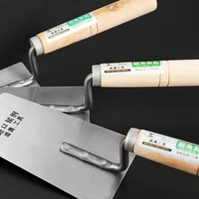 1 предмет в комплекте! Профессиональная Толстая марганцевая сталь серая деревянная ручка ножа строителей каменщиков штукатурный ковш шпатель инструмент