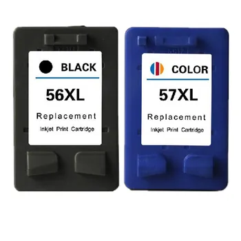 

Black 56 or Color 57 XL Ink Cartridge Replacement For HP 56 57 HP56 HP57 Deskjet 2100 220 450 5510 5550 5552 Printer Cartridges