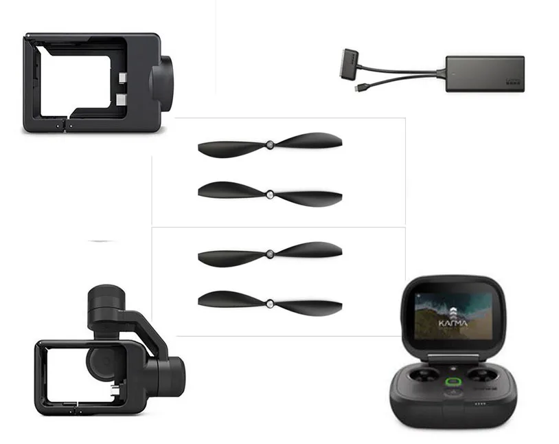 Аксессуары для дрона GOPRO KARMA с зарядным устройством|spare parts|gps cablexiro xplorer |