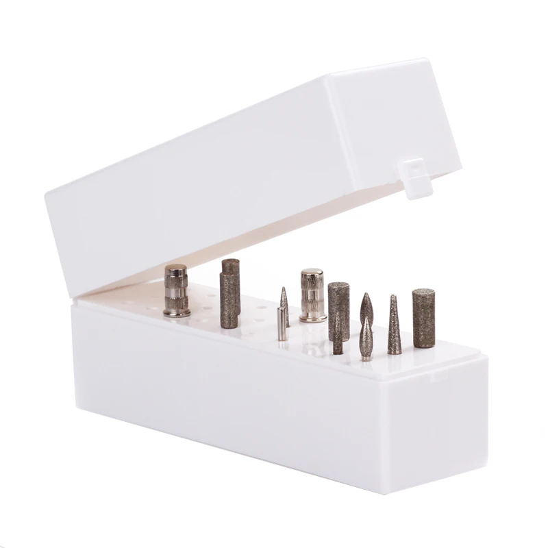 

Best 30 Holes Nail Drills Bit Holder Stand Display Grinding Head Bit Storage Box Rack Manicure Tool QQ99