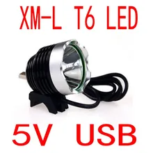 T6 светодиодная велосипедная фара из непромокаемой ткани велосипед свет лампы Велоспорт велосипед передний свет и USB разъем