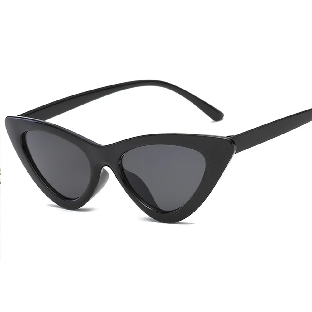 Модные солнцезащитные очки для женщин, фирменный дизайн, Ретро стиль, треугольные, кошачий глаз, очки oculos De Sol "прозрачный океан", uv400