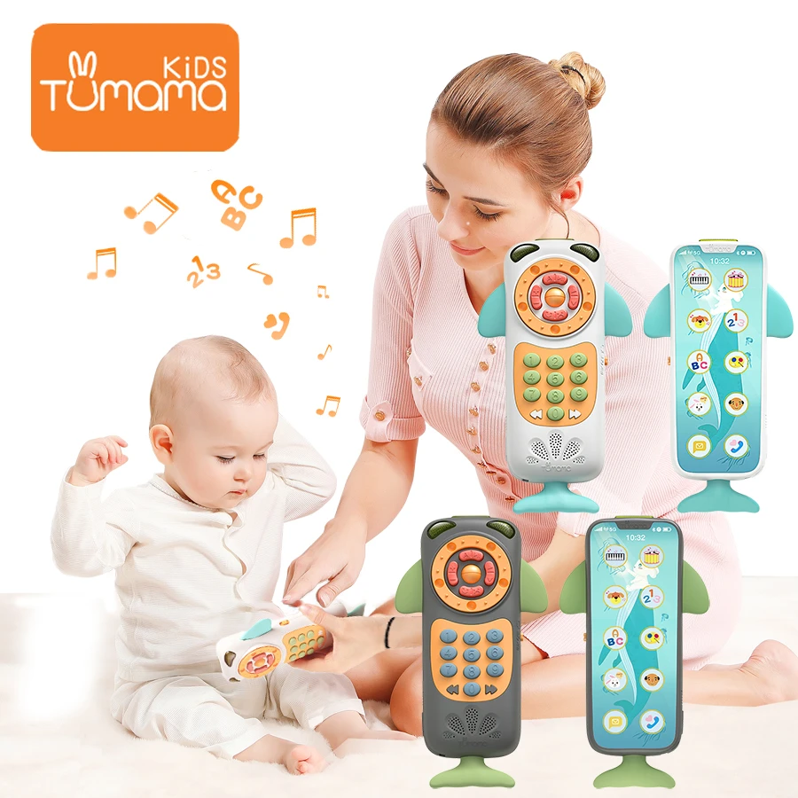 Tumama Bebe Mobile Baleine Telecommande Ecran Tactile Telephone Mobile Jouets Pour Enfants Musicaux Clignotants Mobiles Pour Nouveau Ne Jouets Aliexpress