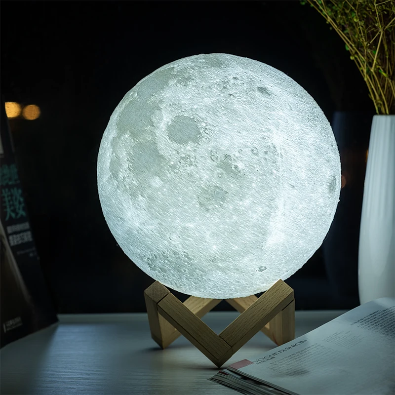 New Dropship 3D Print Moon Lamp Colorful Change Touch Usb Led Night Light Home Decor Creative Gift - 32891429093 New Dropship 3D Print Moon Lamp Colorful Change Touch Usb Led Night Light Home Decor Creative Gift - 32891429093
