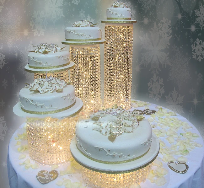 3 шт Вечерние Хрустальная подставка для торта-Свадебные украшения-Свадебный центральный-свадебный торт дисплей для кексов