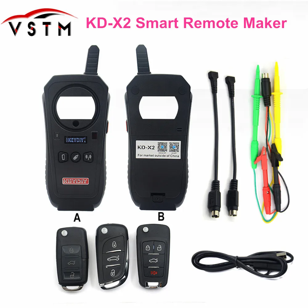

Newest KEYDIY KD-X2 Car Key Garage Door Remote Generater/Chip Reader/Frequency Tester/Access Card Copier With KD900 Remotes