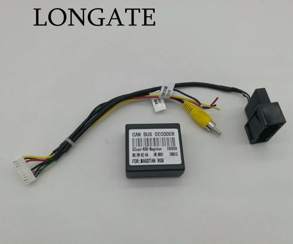

Longate New RGB Camera Retention adapter for VW original Rear View Camera car DVD GPS CVBS to RGB