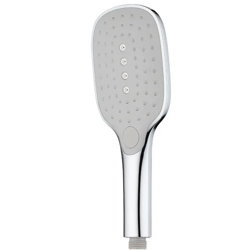 

New Booster Shower Head Handheld Bathroom Rainfall Hole High Pressure Handheld Set
