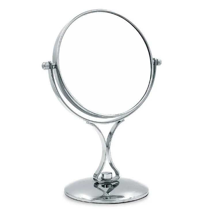 

6 Inch 3/5x Magnification Beauty Cosmetic Makeup Mirror Dual Side Desk Stand Mirror with Half sphere Base for Women Rotating